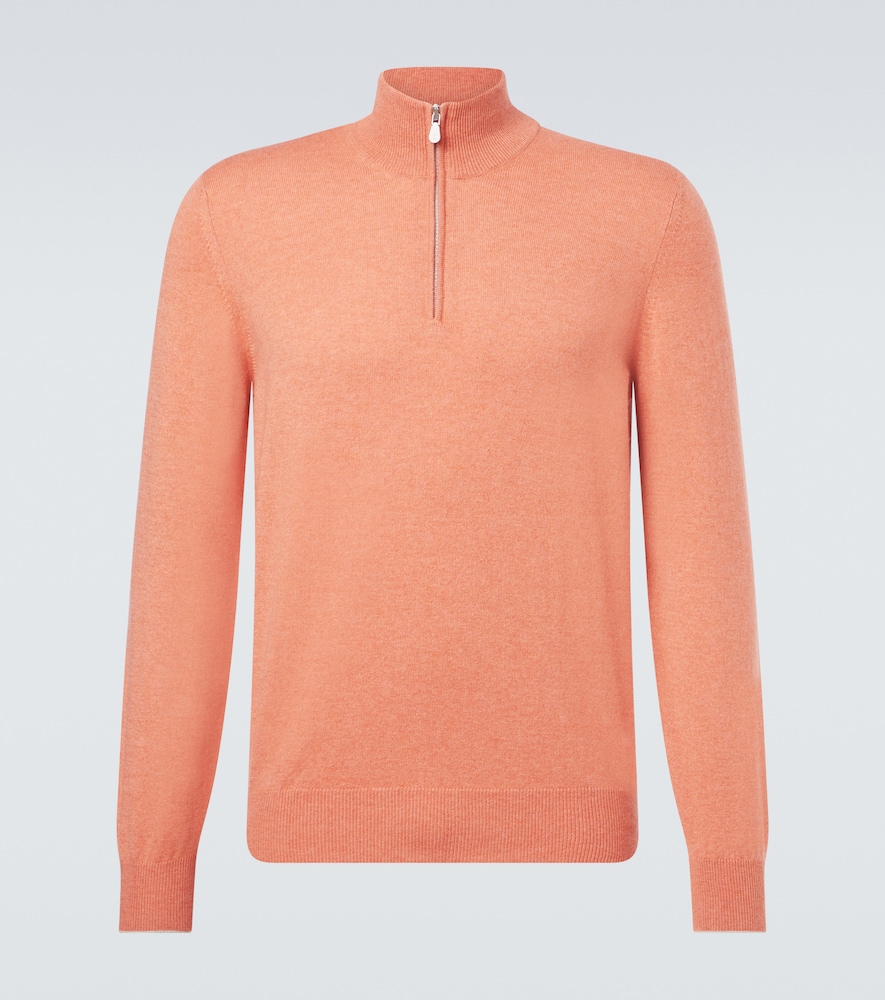 Brunello Cucinelli Men's Pink Cashmere Sweater UK Size 38 - Mytheresa