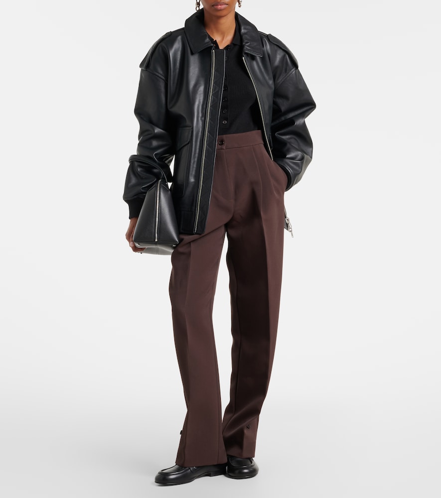 Solana Wool, Silk, And Cashmere Bodysuit