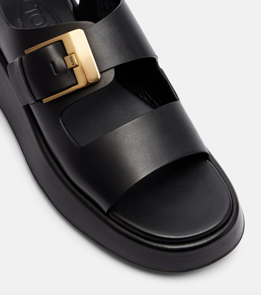  Tod's Tod's Plateausandalen Aus Leder 