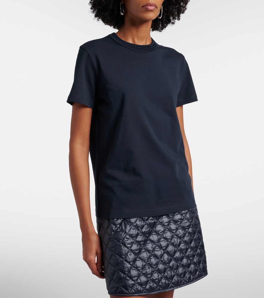 Moncler Moncler T-shirt Aus Baumwoll-jersey 