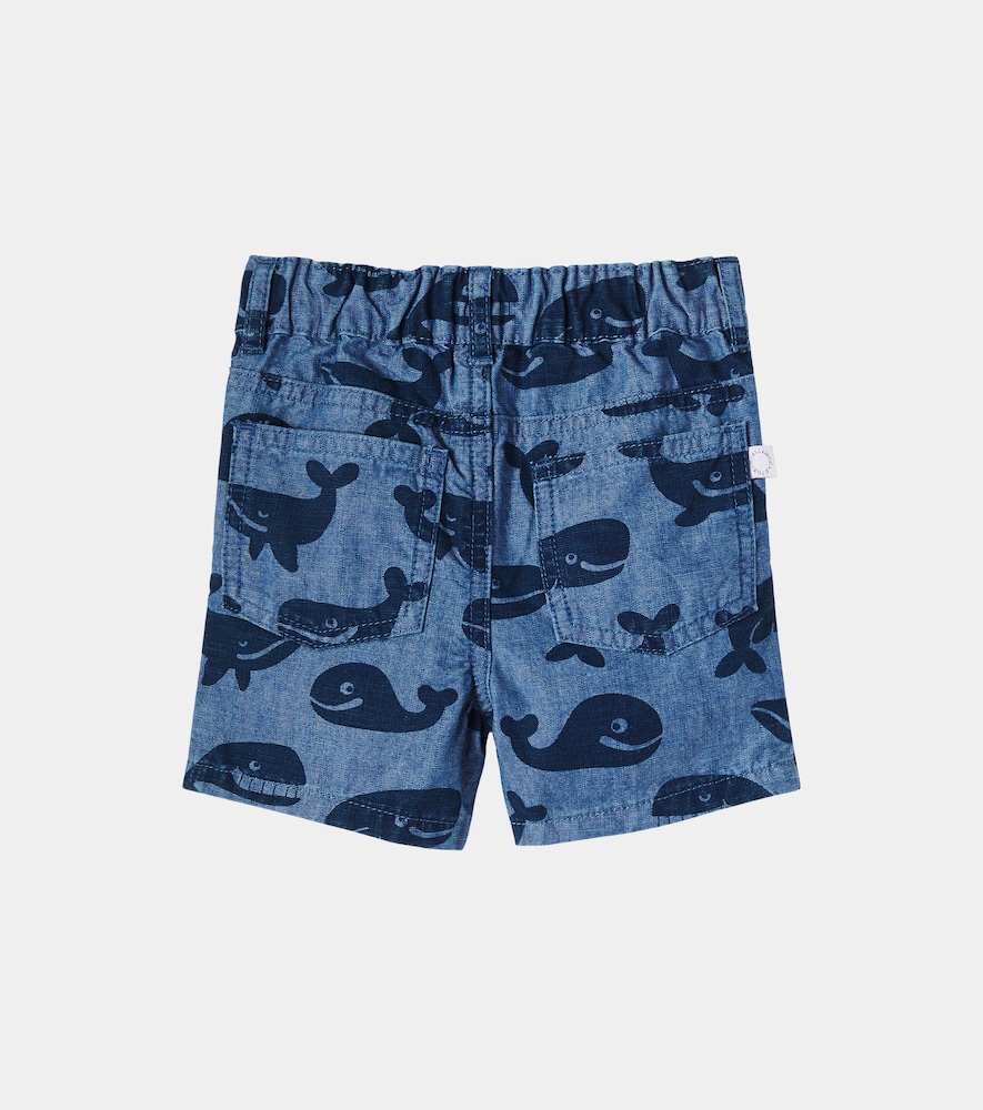  Stella Mccartney Kids Stella Mccartney Kids Baby Bedruckte Jeansshorts 
