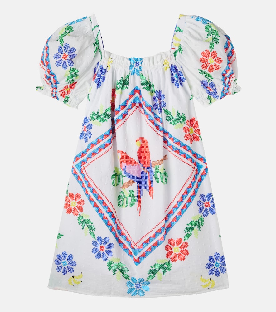  Fabula Fábula Besticktes Kleid Aus Baumwolle 