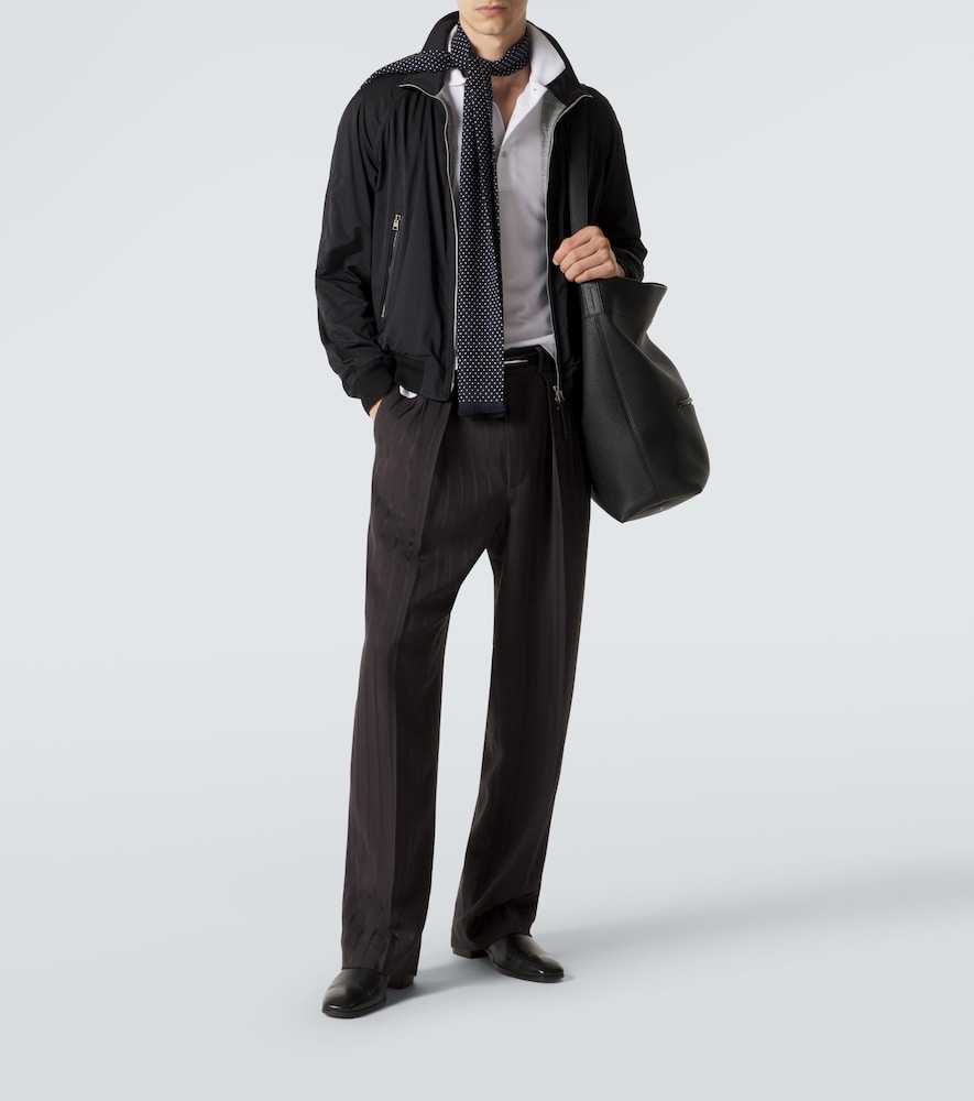 Tom Ford Leather-trimmed jacket | Thumbnail 6 Tom Ford Leather-trimmed jacket | Thumbnail 6