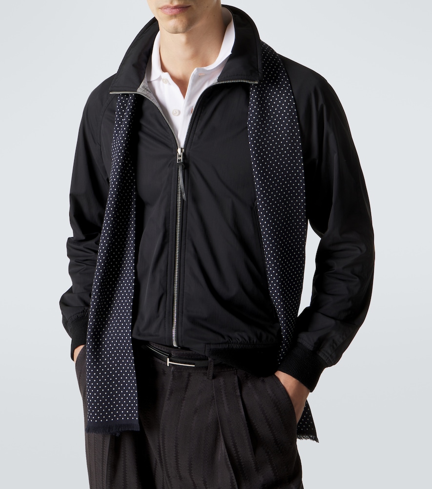 Tom Ford Leather-trimmed jacket | Thumbnail 5 Tom Ford Leather-trimmed jacket | Thumbnail 5