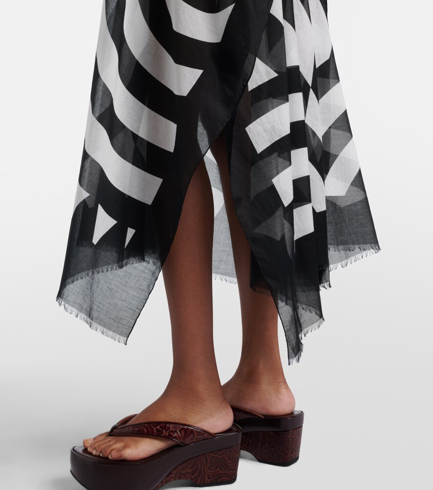  Dries Van Noten Dries Van Noten Printed Cotton Kaftan 
