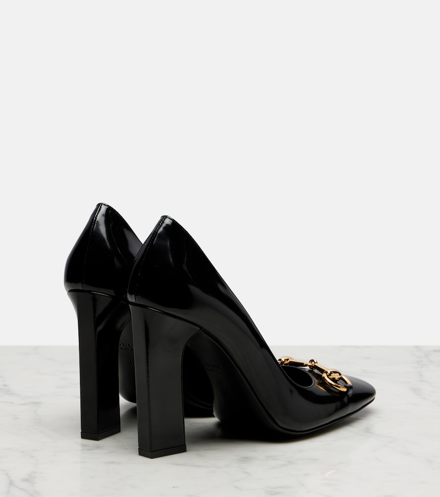  Gucci Gucci Pumps Signora Horsebit 110 Aus Lackleder 