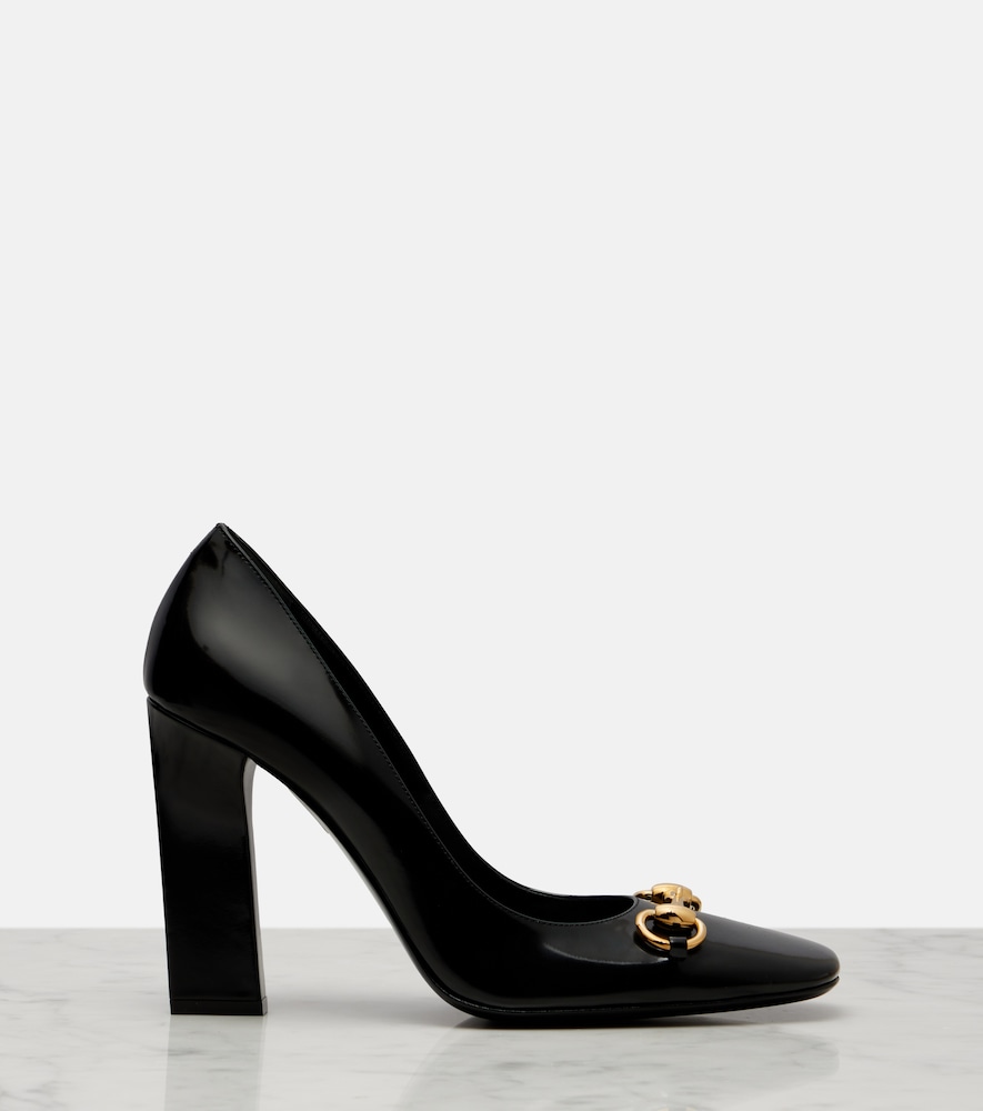  Gucci Gucci Pumps Signora Horsebit 110 Aus Lackleder 