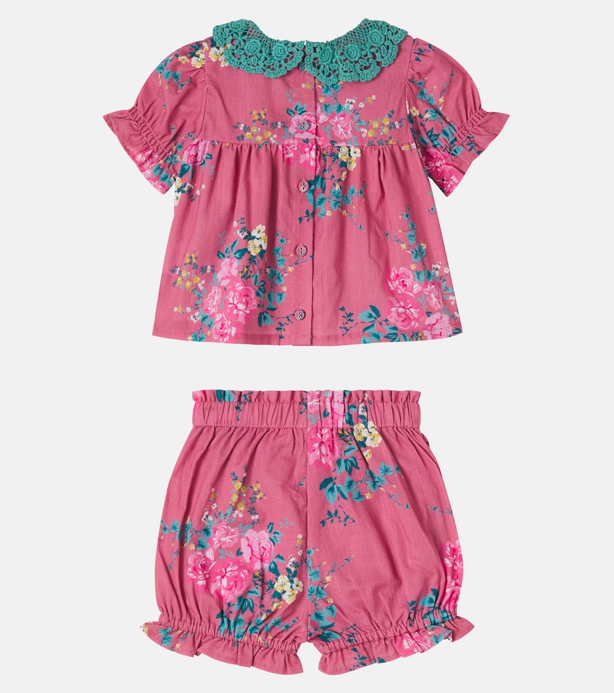  C'era Una Volta C'era Una Volta Baby Set Aus Top Und Shorts 
