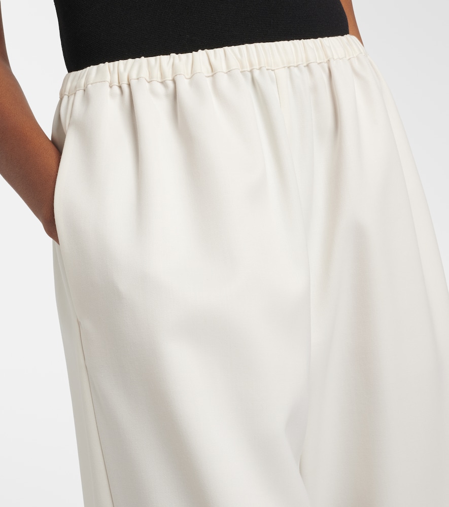  Rohe Rohe Wool-blend Cropped Wide-leg Pants 