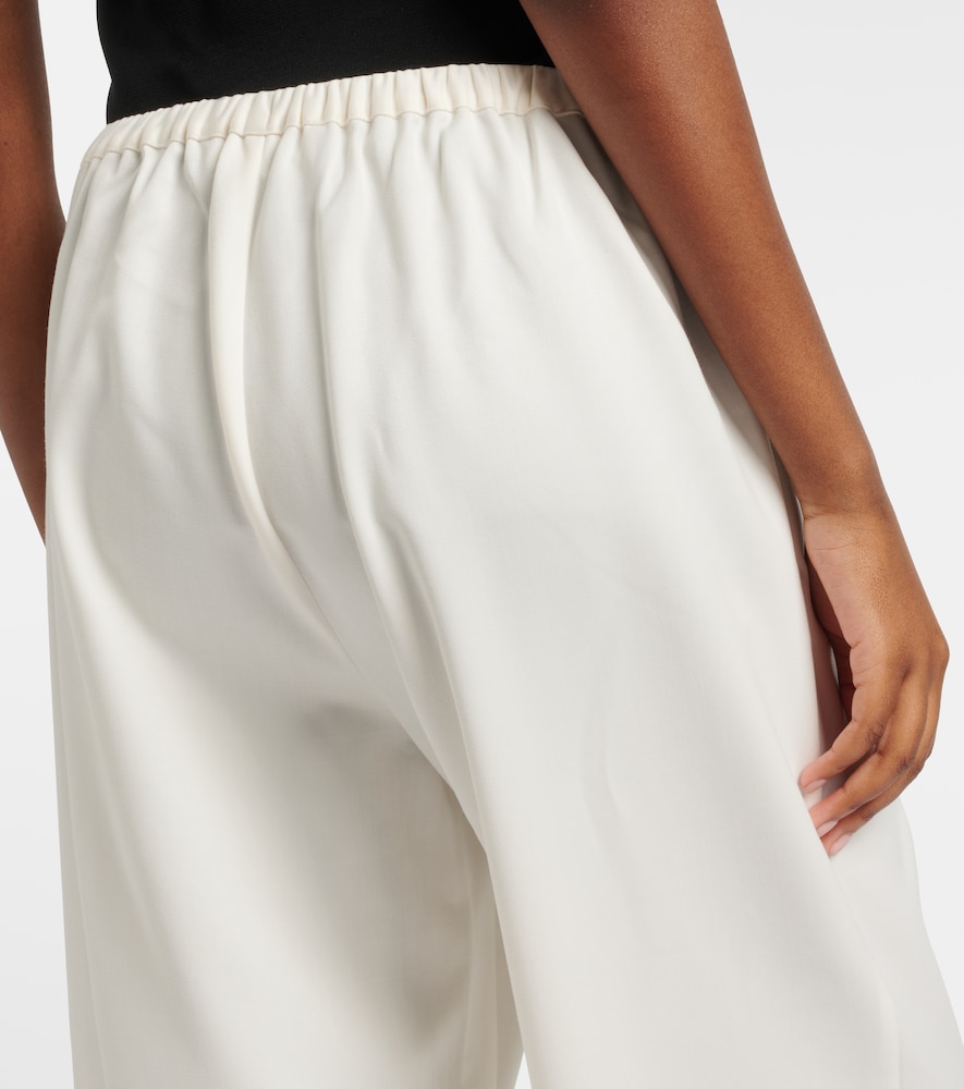  Rohe Rohe Wool-blend Cropped Wide-leg Pants 