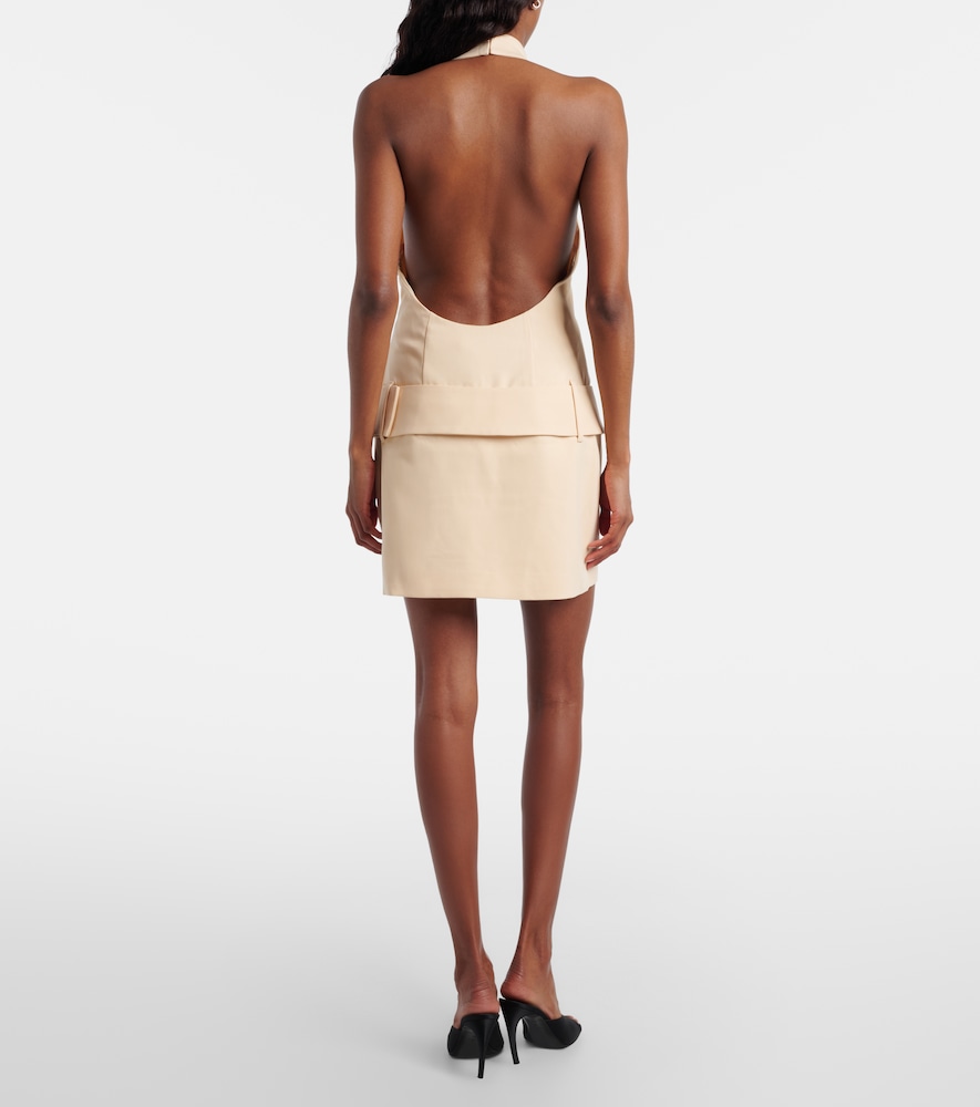  Sir Sir Sabina Belted Halterneck Minidress 