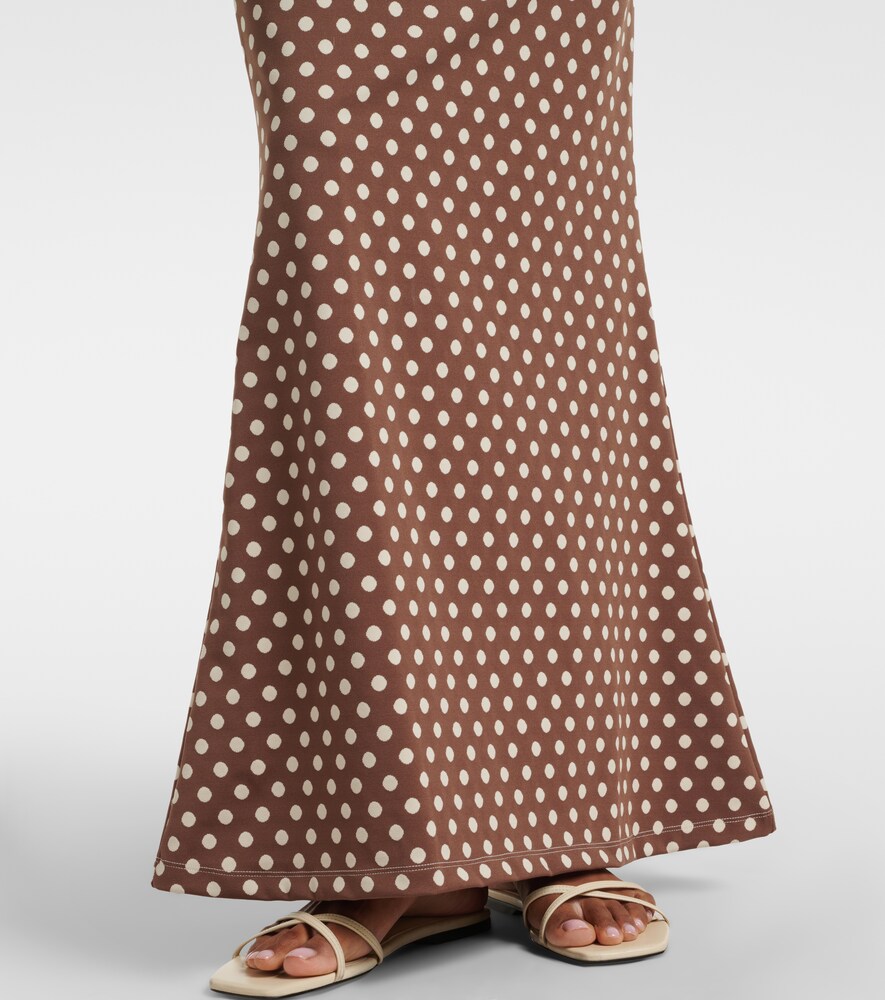  Montce Montce Natalia Polka-dot Maxi Skirt 