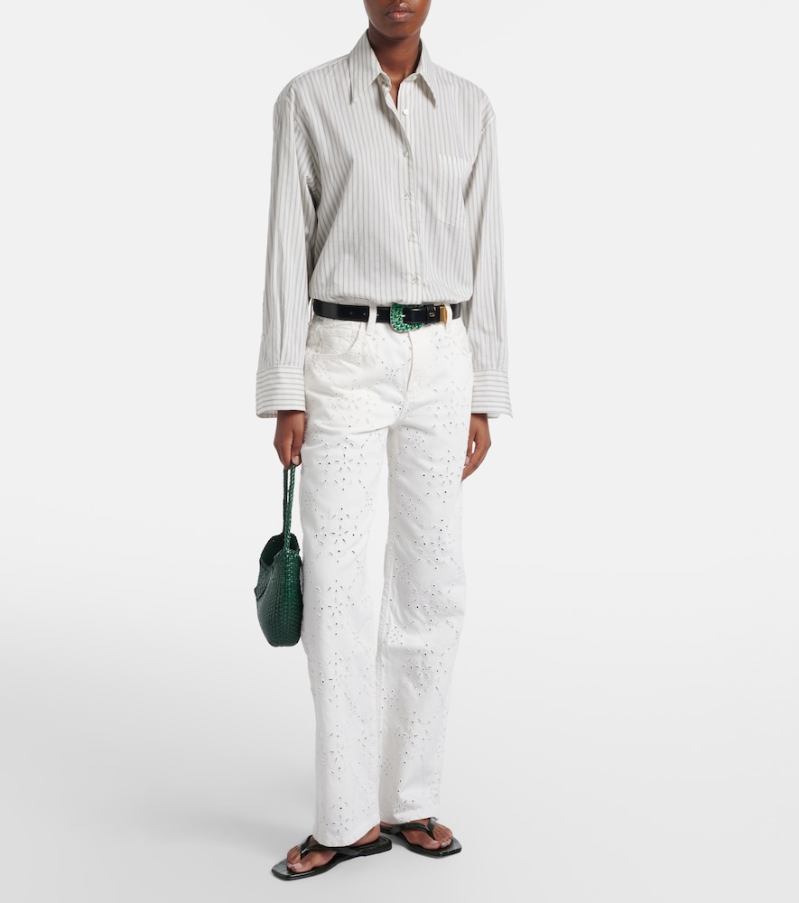 Lindz Broderie Anglaise Straight Jeans