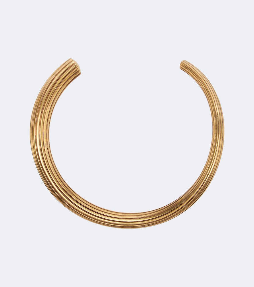 Choker Santa Fe aus Messing, 18kt vergoldet