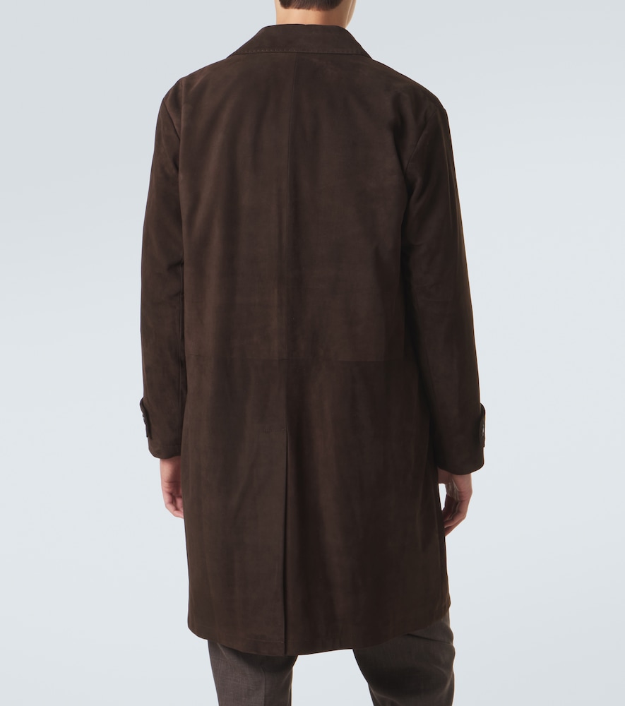  Kiton Kiton Mantel Aus Leder 