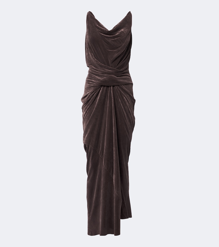 Maxikleid Strutter aus Samt