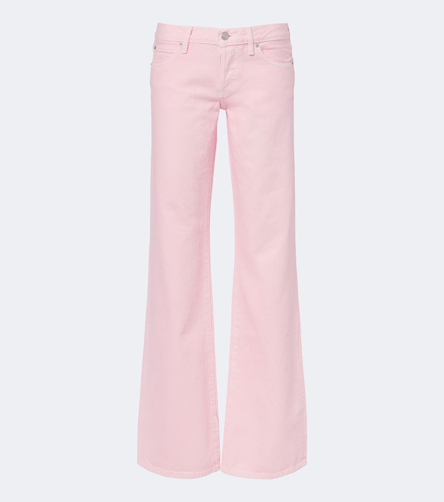 Wide-Leg Jeans Gray