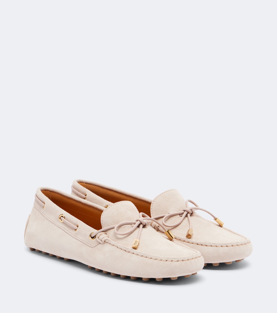 Mokassins aus Veloursleder