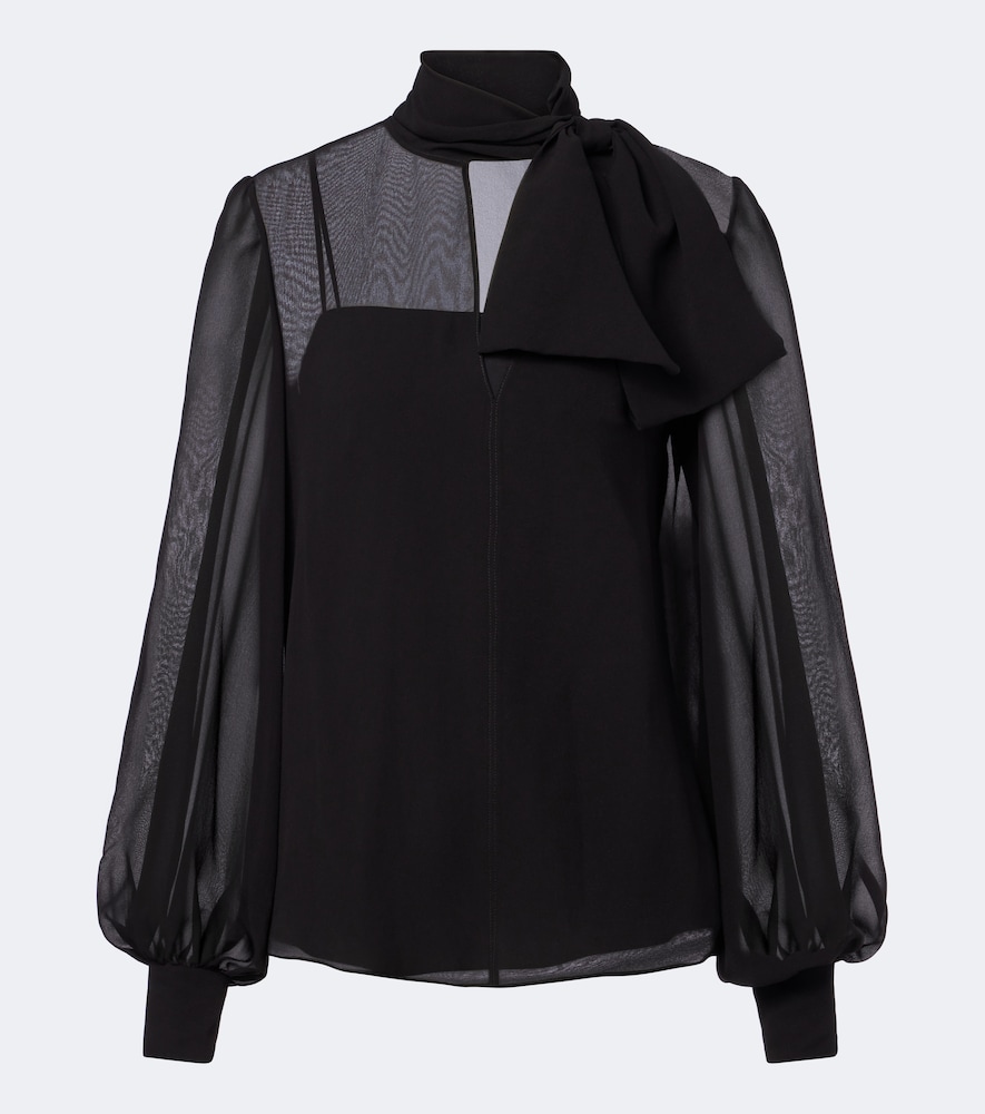 Bluse aus Chiffon