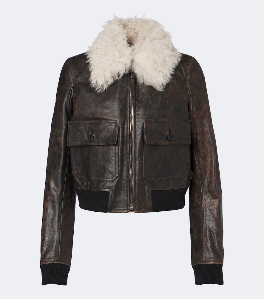 Shearling-Trimmed Jacket