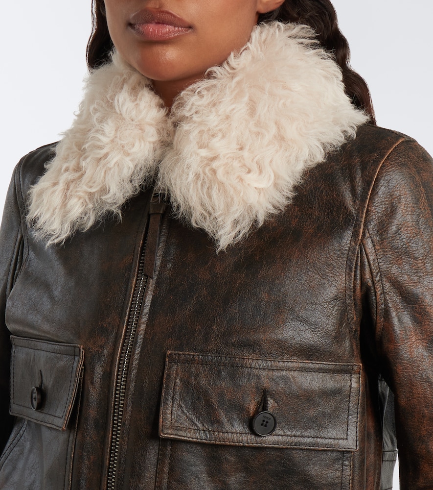 Shearling-Trimmed Jacket