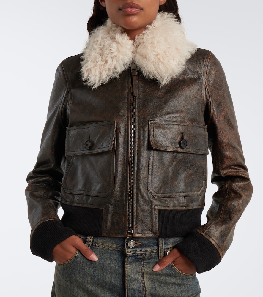 Shearling-Trimmed Jacket