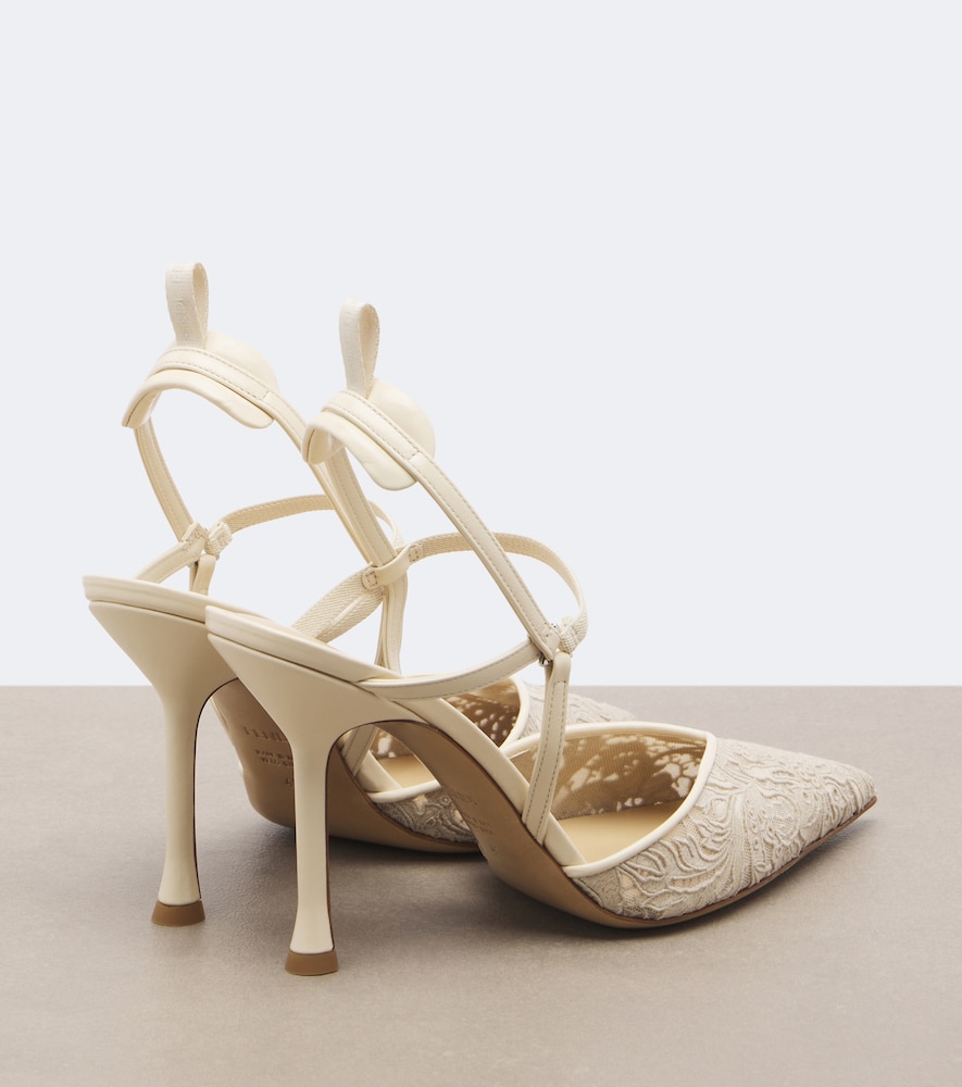Very Colibrì Floral Lace Slingback