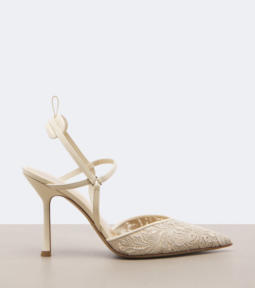 Very Colibrì Floral Lace Slingback