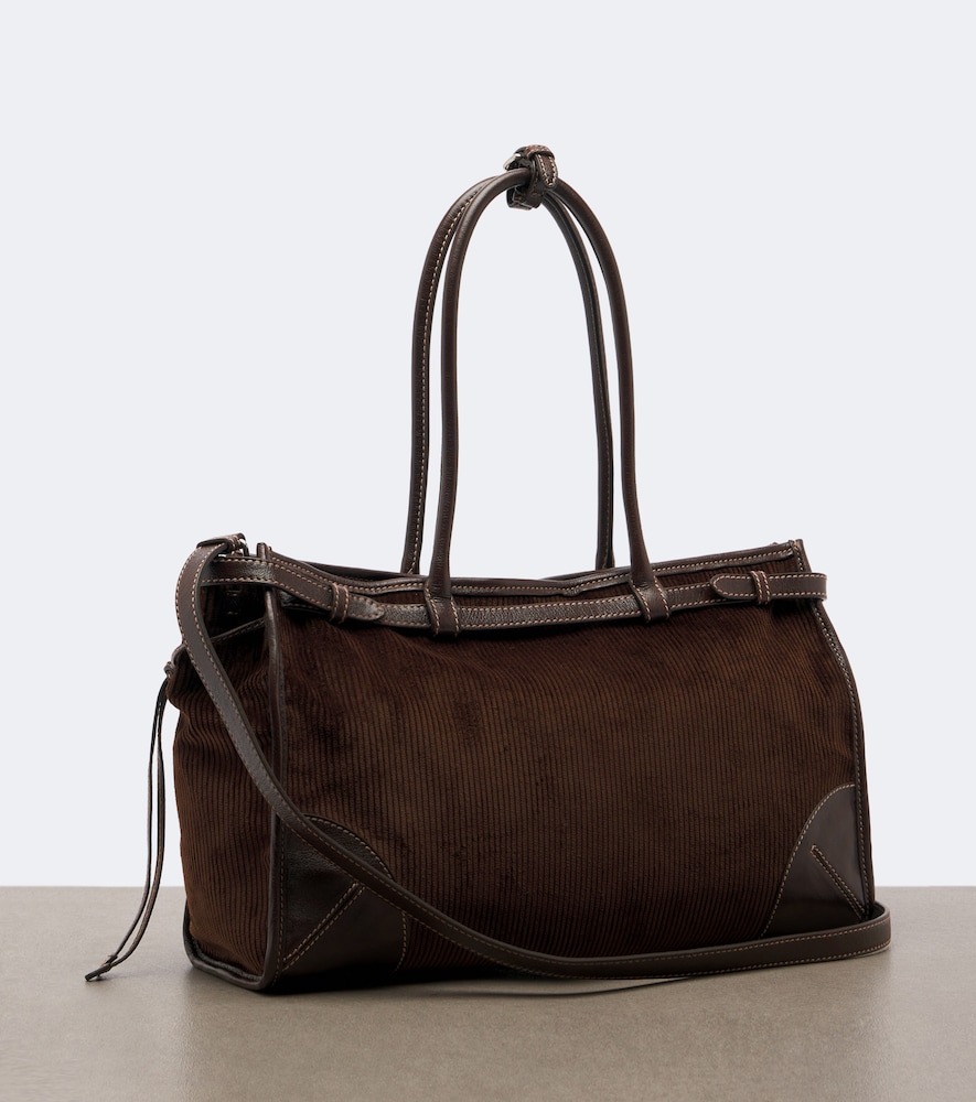 Prada Bonnie Large Corduroy Shoulder Bag