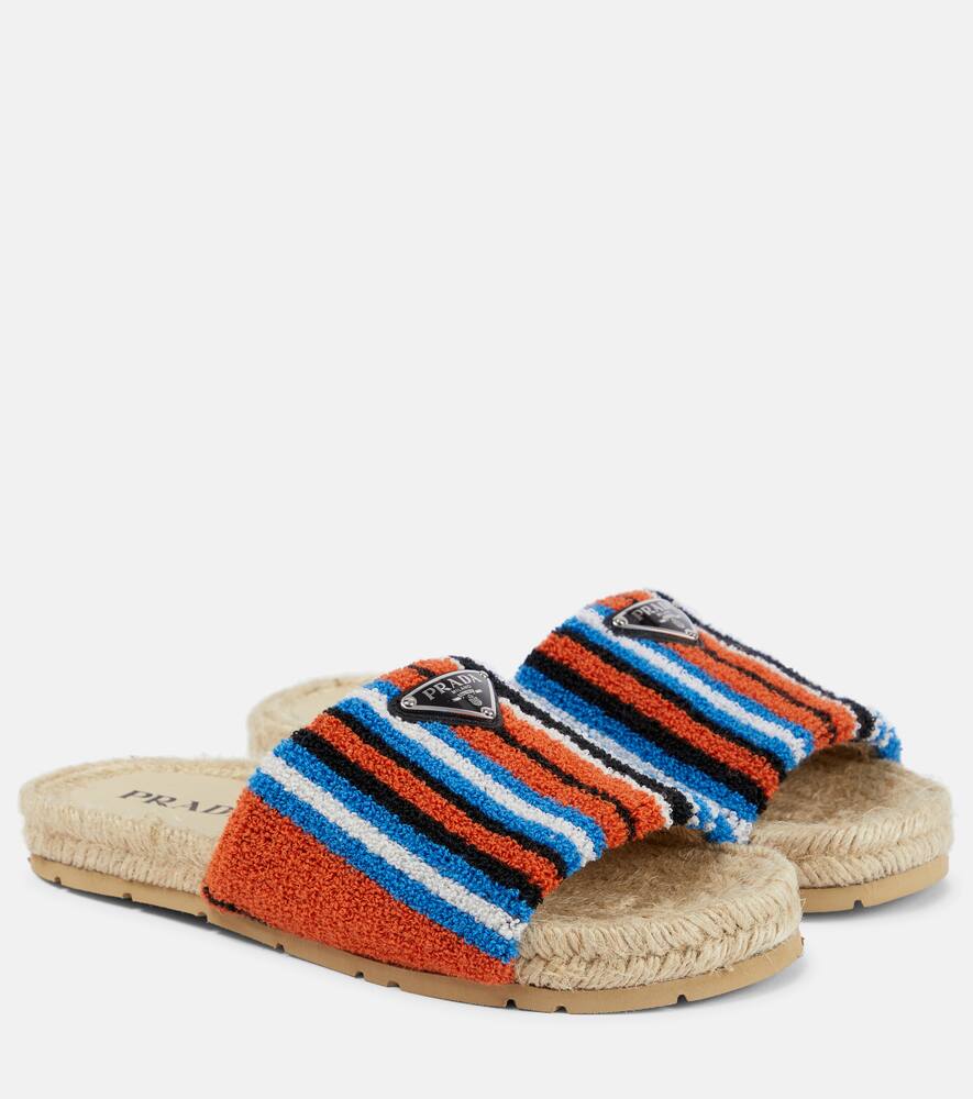 Prada Striped espadrille sandals
