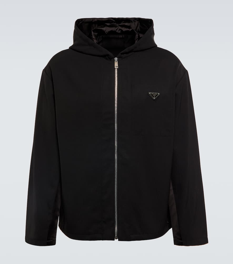 Prada Hooded virgin wool jacket