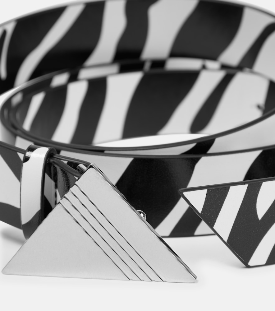  The Attico The Attico Gürtel Aus Leder Mit Animal-print 