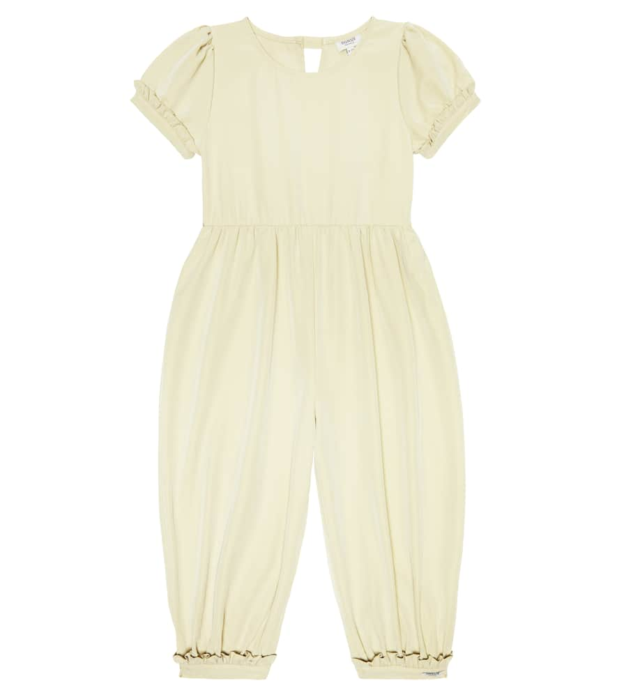 Donsje Kids' Anmi Jumpsuit In Lemon Grass