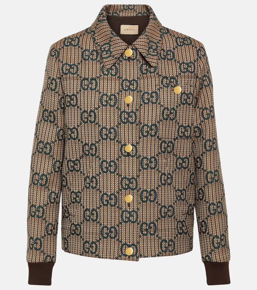 Gucci GG wool bomber jacket