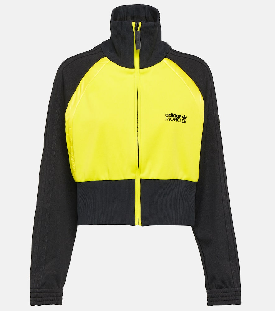 Moncler Genius Block Design High Collar Long Sleeves In Yellow