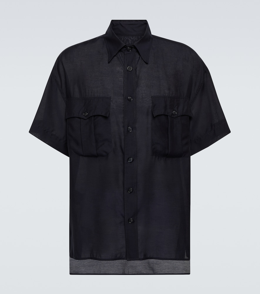 Giorgio Armani Robe chemise fronce manches ballon 495 €