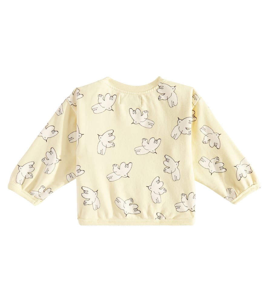 Bobo Choses Baby Printed Jersey Sweatshirt In Yellow