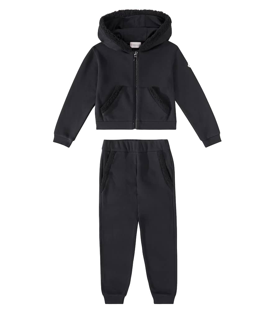 Moncler Enfant Cotton sweatshirt and sweatpants set