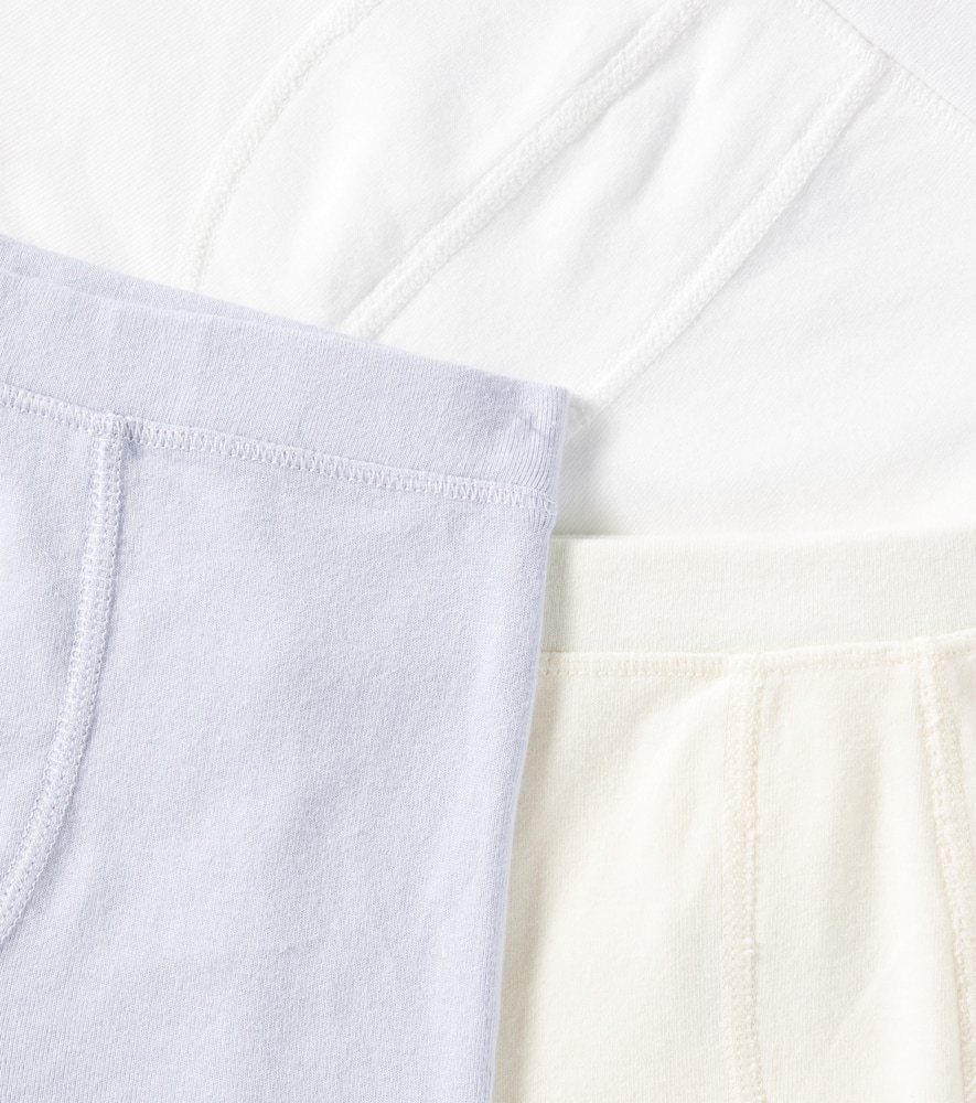 Bonpoint Set Of 3 Acal Cotton Boxer Briefs In Multicoloured