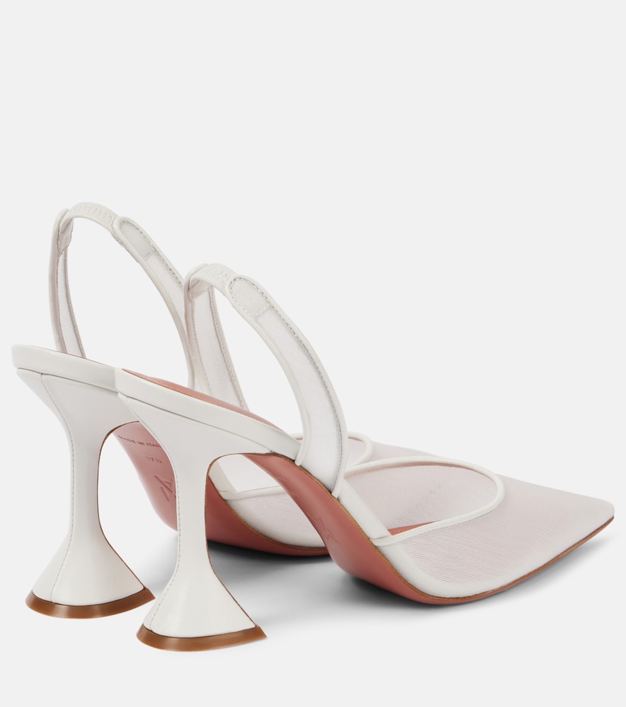  Amina Muaddi Amina Muaddi Slingback-pumps Holli 95 Aus Mesh 