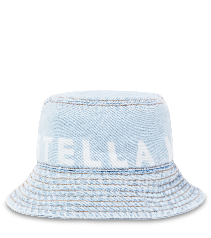 Stella McCartney Kids Logo denim bucket hat　ステラ マッカートニー キッズ ロゴ デニム バケット ハット Stella