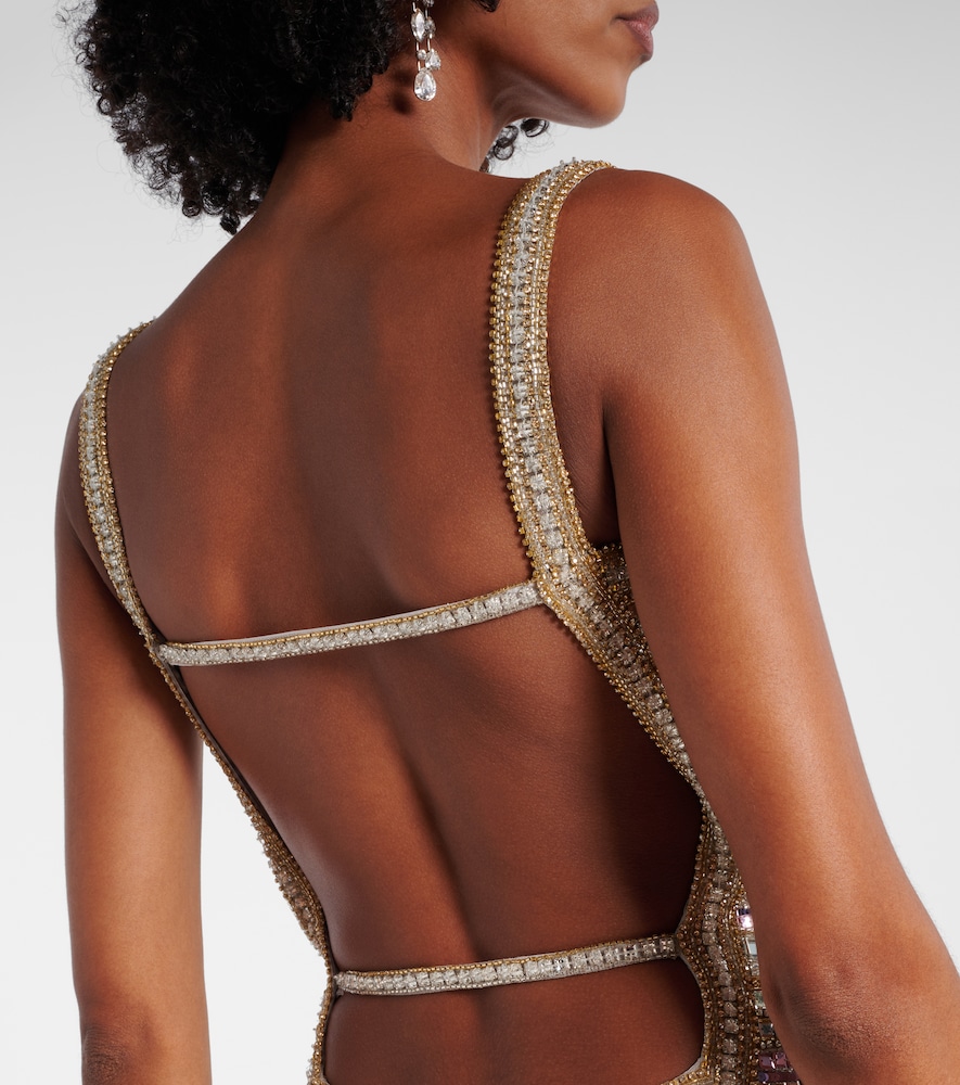  Jenny Packham Jenny Packham Verziertes Minikleid Nancy 