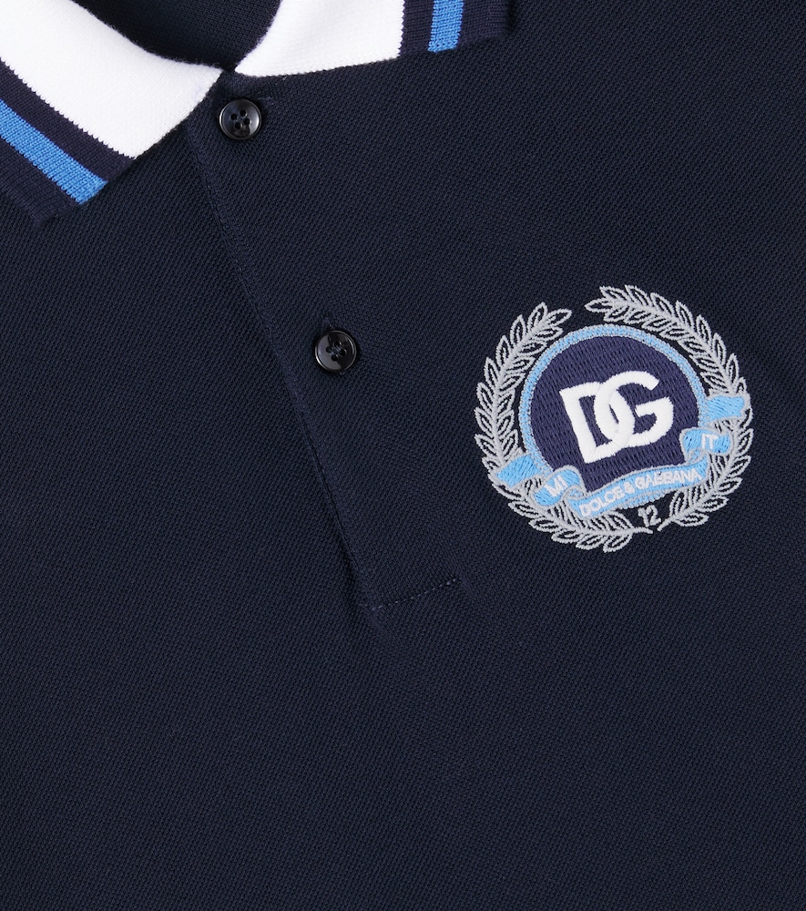  Dolce&gabbana Kids Dolce&gabbana Kids Polohemd Aus Baumwoll-piqué 
