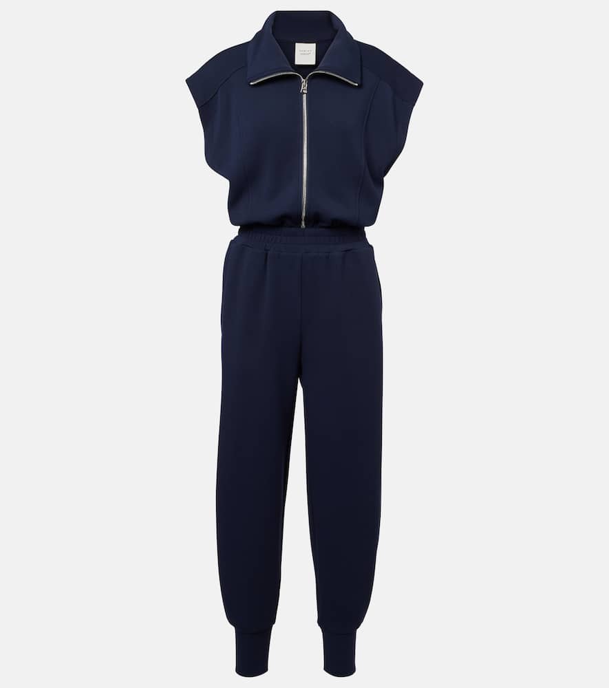 Varley Jumpsuit Monica Aus Jersey In Blue