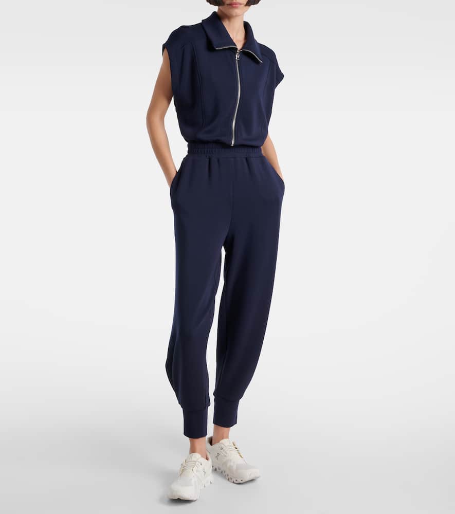 Varley Jumpsuit Monica Aus Jersey In Blue