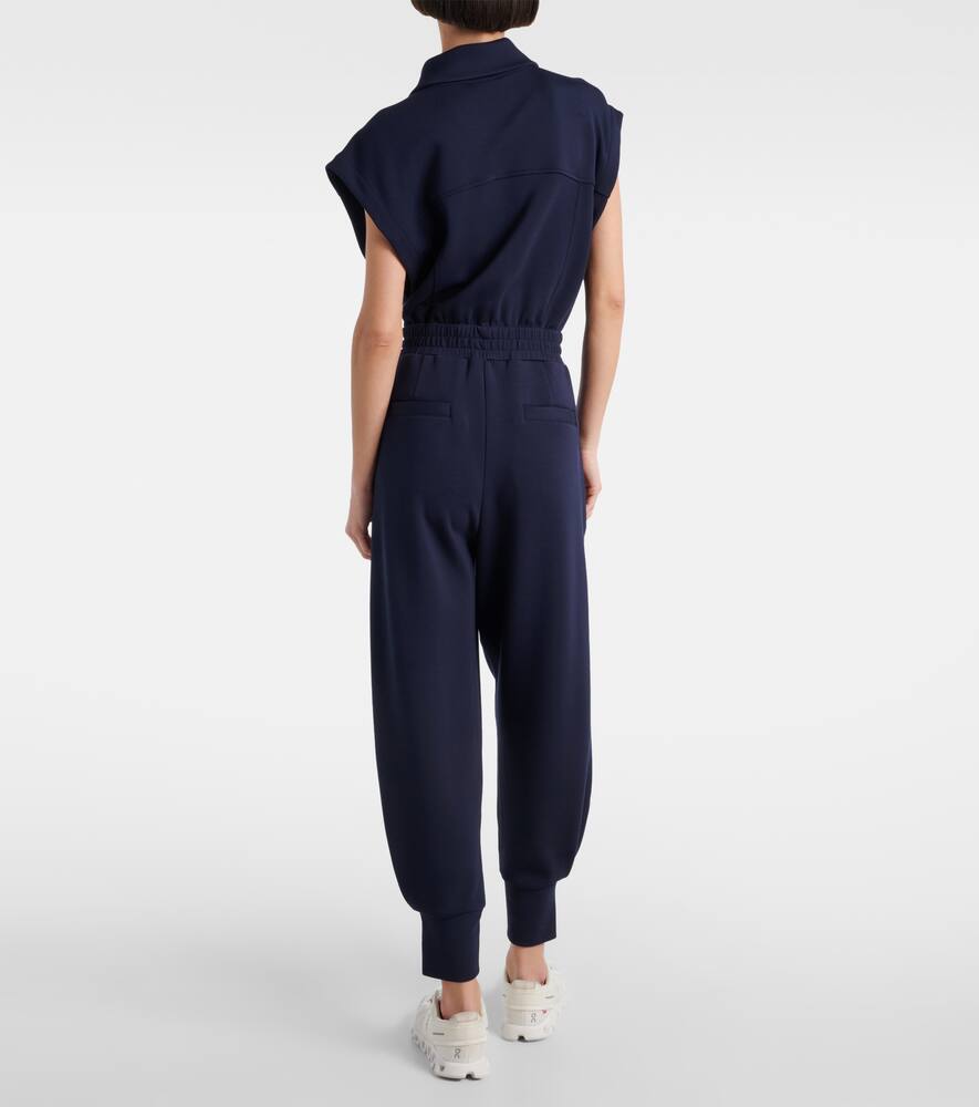 Varley Jumpsuit Monica Aus Jersey In Blue