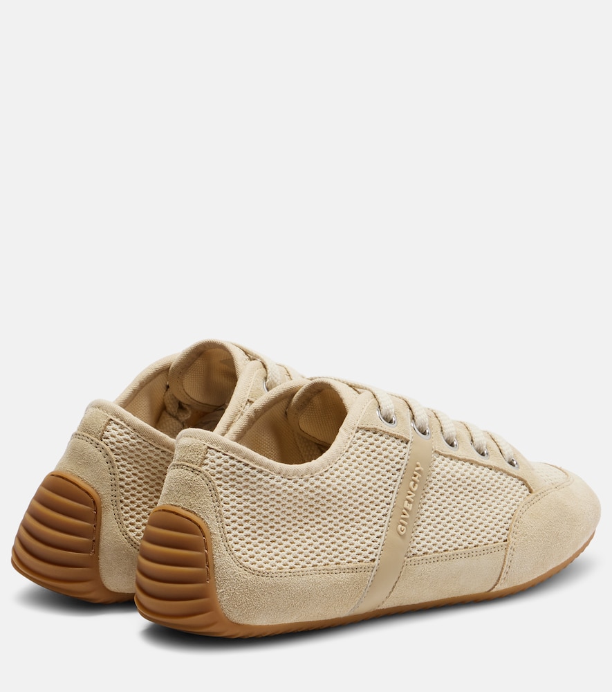  Givenchy Givenchy Slim Suede-trimmed Sneakers 