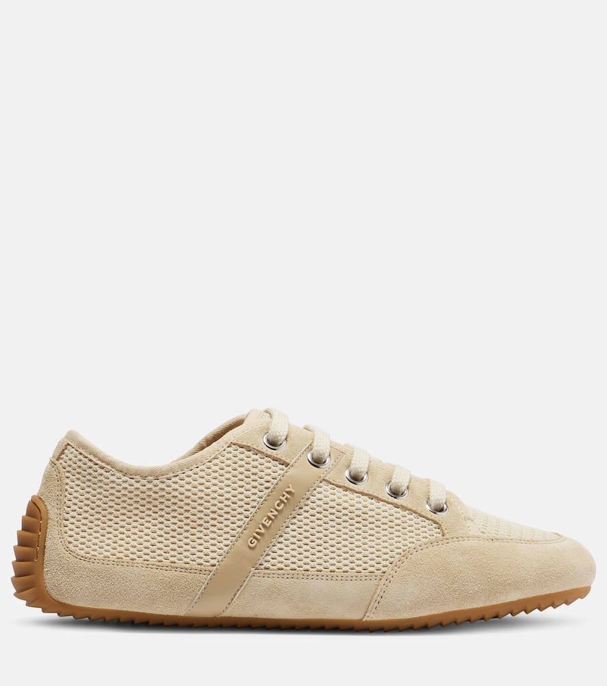  Givenchy Givenchy Slim Suede-trimmed Sneakers 