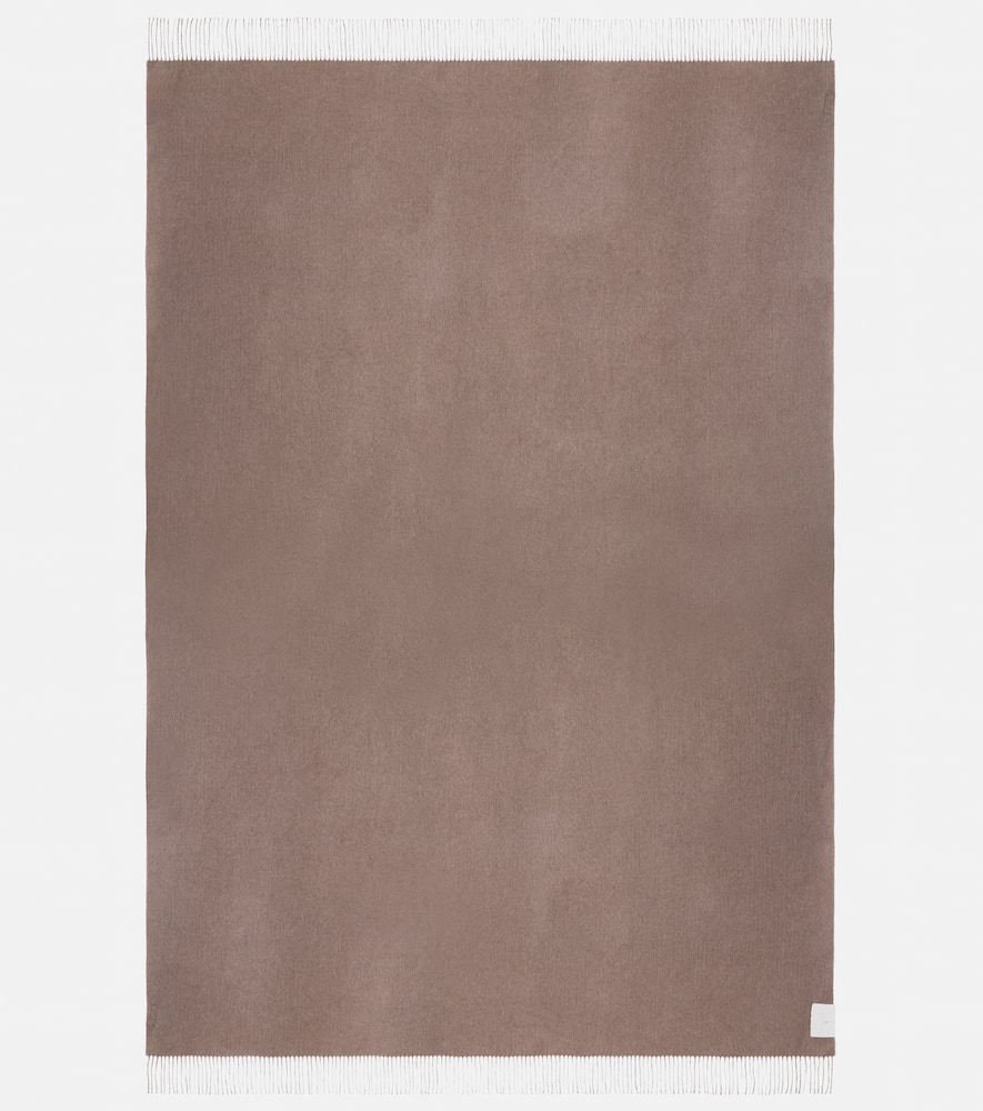 Brunello Cucinelli Silk Blanket In Sand