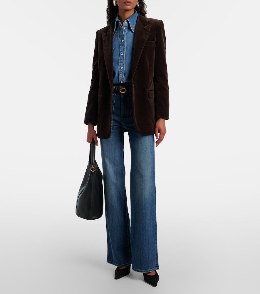 Nili Lotan Diane velvet blazer